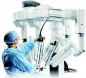 xi patient cart and nurse
