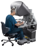 xi surgeon console face in